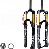 AliExpress NANLIO Bicycle Suspension Forks Nanlio X9 Pro MTB Bike Oil Air Fork 26 27.5 29 Inches 34MM 140/160MM With Metal Bushing