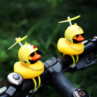 AliExpress NONE Bicycle Small Yellow Bike Duck Bicycle Bell Yellow Airscrew Helmet Duck Ducky Bike Wind Motorcycle Riding Cycling Accessories