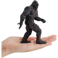 PVC Bigfoot Statue Exquisite 5.9inch Black Brown Primitive Animal Tabletop Decorations Indoor Desk Decoration Gift Office