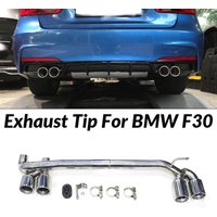 Carbon Fiber Exhaust Tip For BMW F34 GT 3 Series Gran Turismo F30 F31 F32 320i 328i 420i 430i 428i M Sport Muffler Pipe End