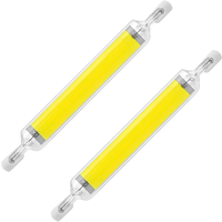 Super Bright LED R7S COB Glass Tube 78mm 118mm J78 J118 LED Light Bulb AC 110V AC 220V Home Replace Halogen Lamp