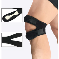 AliExpress LHU 1PC Pressurized Knee Wrap Sleeve Support Bandage Pad Elastic Braces Knee Hole Kneepad Safety Basketball Tennis Cycling