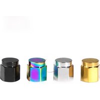 Wanyifa Titanium Hex Tire Valve Stem Caps for Auto Bike Motorcycle Hexagon Valve Covers for Presta Valves Car-styling Parts Acce