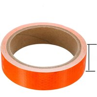 2cm*8m Orange Reflective Tapes Waterproof Auto Adhesive Safety Conspicuity Marking Stickers For Bike Trailer Truck Warning Signs