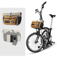 AliExpress Rhinowalk Bike Handlebar Bag 4L Quick Release For Brompton Folding Bike Front Tube Basket Bag With MOLLE System Urban Cycling