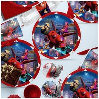 MINISO Big Hero 6 Hiro Hamada Baymax Cartoon movie theme wedding decorations Disposable sticker balloon baby shower decorations