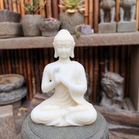 Buddha statue ornament Statue Man-made Jade Stone Ornaments Buddha Sculpture Figurines Home Decoration