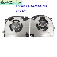 CPU GPU Fan For ARDOR GAMING NEO G15-I7ND306 G17-I7ND307 G17-I5ND303 G15-I5ND302 G15-I5ND302 FQNX FQNW Laptop Cooling Radiator
