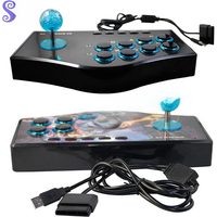 Arcade USB Joystick For Android Smart TV and PC/PS2/PS3 Console Support 2 Players with 1.8 Meter Cable Fight Stick