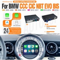 AUTOTOP Wireless CarPlay Android Auto Decoder For BMW Mini Cooper Clubman R50 R52 R53 R55 R56 R57 R58 CCC CIC NBT EVO BIS Module