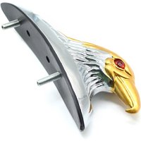 AliExpress GZRIVERRUN Eagle Head Fender Ornament Chrome Gold Lighted Eye Red Things for Motorcycle Decoration Accessories Motorbike Custom Bike Retro