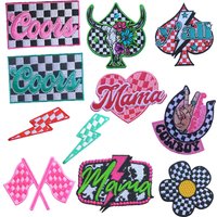 Emblem Clothing Accessories Badge Sticker Embroidered Embroidery Sticker Iron-on Patches