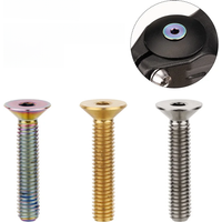 AliExpress DEEMOUNT M6*30mm Bicycle Headset Top Bolt Full Thread M4 Hex Head MTB BMX Bikes Stem Fastening Screws CNC-machined Titanium Cycling Parts