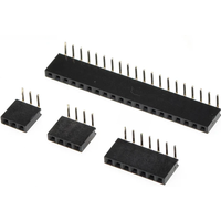 10PCS 2.0MM Pitch 2/3/4/5/6/8/10/40 PIN Single Row Right Angle FEMALE PIN HEADER 2MM Strip Connector Socket 3p/4p/6p/8p/20p/40p