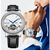 NEW Men's Automatic Mechanical Wristwatch Seagull ST25 Movement Fashion Man Hollow Flywhee Casual Business Watch 819.624