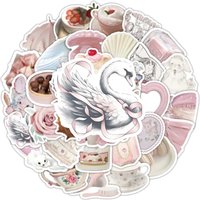 AliExpress GOGOTU 10/30/50/100PCS Cute Pink Cartoon Coquette Stickers Ins Style Decoration PVC Waterproof Phone Luggage Bike Wall Decals Kids Toys