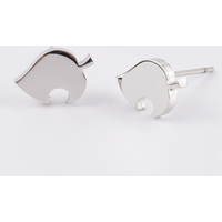 3 / Colors Animal Crossing Copper Quality Earrings Leaves Small Cute Stud Earrings Female Jewelry Wedding Party Accessories