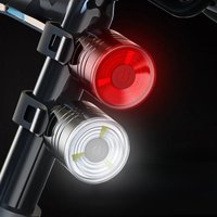 AliExpress NONE Bike Front Rear Light Set Cycling Rear Taillight for Helmet Seatpost Lamp Flashlight MTB Taillights Headlights Easy to Install