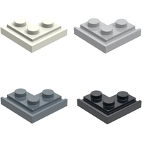 MOC 10PCS 32028 Special Modified Building Blocks Slotted Right Angle Three Holes Particle Idea DIY Toys Children Birthday Gifts