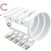 2.4A 1M TPE Type C USB A Fast Charging Data Cable Charger For Samsung Xiaomi Huawei Mobile Cell Smartphone USB-C Quick Cord Line