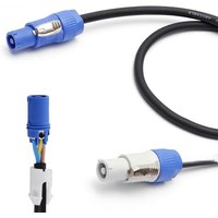 12AWG PowerCon Extension Cable 3FT HeavyDuty AC Cord Durable for LED Stage Lighting Moving Head Beam Audio Video Gear
