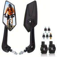 AliExpress NONE Universal Motorcycle Rearview Mirrors Black Adjustable Side Mirrors Motorbike Accessories for Cafe Racer Dirt Pit Bike Electric