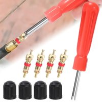 AliExpress NONE Tire Valve Core Removal Installation Kit Car Bicycle Slotted Handle Tire Valve Stem Core Remover Tire Repair Install Set Tools