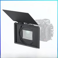 SmallRig LITE Matte Box with Adjustable Clamp, DSLR Matte Box with Fiber Top Flag for 4x5.65 Filter/Circular Filter -4409