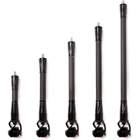 Archery Carbon Stabilizer Balance Bar Stabilizer 6''/8''/10''/12''/15" Rubber Damping Rod Shock Absorber for Compound Bow