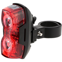AliExpress NONE 1pc Bicycle Rear Light AAA Batteries High Visibility Red Light Tail Light Horizontal Or Vertical MTB Road Bike Lamps Accessories