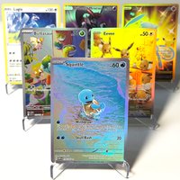 PKM BASIC Game Foil Cards PTCG Proxy Armored Mewtwo Bulbasaur Eevee on the Ball Eevee Lugia Mew Mewtwo Shining Lugia Squirtle