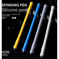 Silicone Spinning Pen Fidget Spinner Rotating Toys Adults Antistress Anti-slip Hand Spinner Toys For Children Gifts