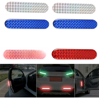 AliExpress NONE Car Reflective Sticker Car Door Safety Warning Mark Reflector Tape Strips Auto Motorcycle Bike Reflector Stickers with 3 Colors