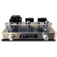 Tokban 6n2 6p1 Vacuum Tube Amplifier Kit Diy 3.5w*2 2.0 Class A Amplifier Usb Fm Aux Bluetooth 5.0 Vu Meter HIFI Amp Audio