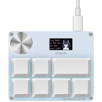 SayoDevice K07 HE Rapid Trigger Hall Magnetic Switches RGB Light Music Rhythm Game Keyboard for O3C DJMAX SDVX Geometry Dash