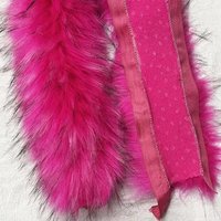 1M Big Fur Collar DIY Hat Brim Plush Strip Fluffy Trim Clothing Accessories Imitation Raccoon Artificial Fur Stripe Decoration