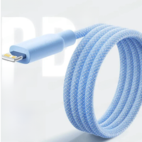 PD 20W Colorful Weave USB Cable For iPhone 14 13 11 12 Pro Max 7 8 X Fast Charging For iPad Phone Charger Date Cable Accessories