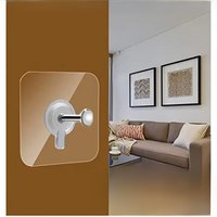 Hook Hanging Sticker Easy Wall Adhesive Wall Hooks Self-Adhesive Strong Adhesive Picture Frame Nails Transparent Seamless
