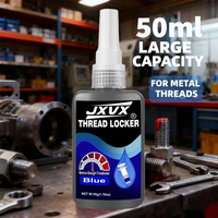 1–6pcs 50ml Medium Strength Anaerobic Adhesive, Quick-drying Threadlocker, Heat-resistant Oil-Water-resistant. Suitable on metal bolts, nuts and screws, performance in automotive, machinery,
