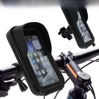 AliExpress NONE 360° Rotatable Bike Phone Holder Bag Waterproof Motorcycle Handlebar Bag Bicycle Pouch Touch Screen Phone Mount Accessories