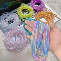 1Roll 1.6/1.4M Laser Spiral USB Charging Cable Protector for iPhone Samsung Plating Color Earphone Cord Protection Cable Winder