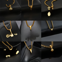 Customized Names Pendant Necklace Stainless Steel Personalized Jewelry Cuban Thick Chain for Men Women Detachable Necklace Gift