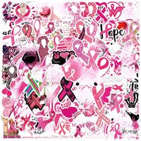 AliExpress GOGOTU 10/30/50/110PCS Breast Cancer Prevent Stickers Cartoon Graffiti Sticke Funny DIY Decals Scrapbook Luggage Laptop Guitar Car Bike