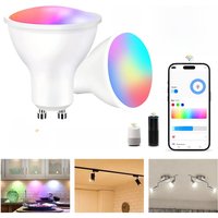 ZigBee GU10 WIFI Smart LED Bulbs 5W LED Lamp 100 to 240V RGB C+W Spotlight Bulb EWelink APP Control Work With Alexa Google Alice