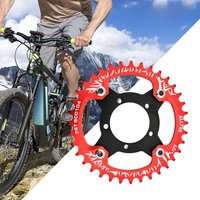 AliExpress NONE Electric Bicycle Ebike 32 34 36 38T Chainring + Adapter For Bafang BBS01 02 Durable Aluminum Alloy Chainring Ebike Accessories