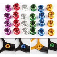 AliExpress NONE Litepro Bike Chainring Bolts Single/Double/Triple Speed Disc Chainwheel Screws Fits For Bicycle Crank and Chain ring 5pcs a lot