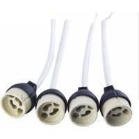 4PCS Socket Connector Adapter New GU10 Ceramic LED/CFL/Halogen Lamp Holder 18CM