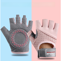AliExpress NONE Fitness Gloves Female Yoga Sports Spinning Apparatus Lady Training Anti-Slip Breathable Thin Half Finger Barbell Cycling Gloves