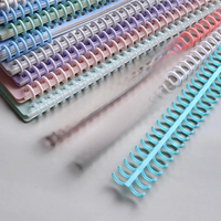 1 Pc 30 Holes Loose-leaf Plastic Binding Ring Spring Spiral Rings Binder Strip For A4 Paper Notebook Stationery Office Supplies