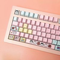 Pixel Mosaicbaby Keycap Set Kilo Studio Mechanical Keyboard Keycaps Cherry/KOA Profile PBT 5 Side DYE Sublimation Keys